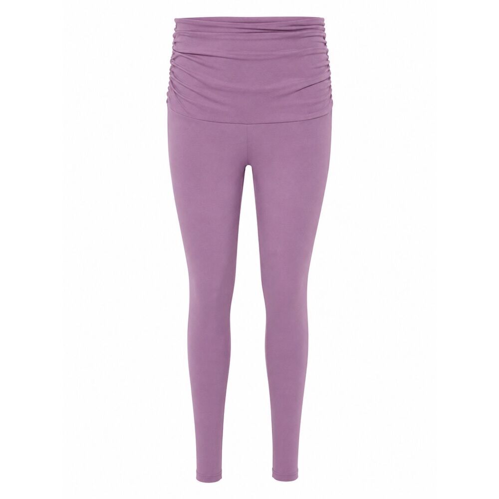 Women's Lavender Ruched High Waist Leggings Size Small